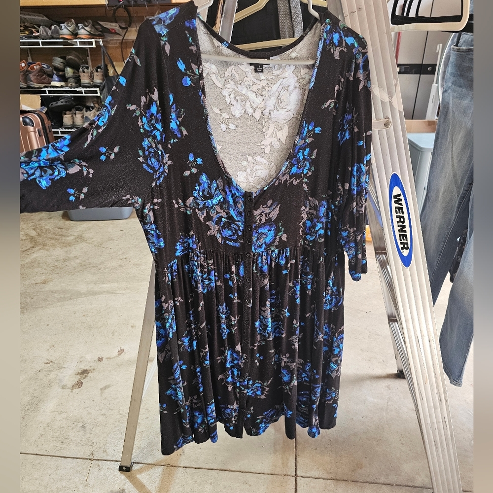 Black Floral Dress
